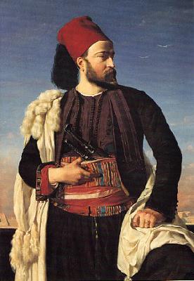 Leon Benouville Portrait of Leconte de Floris in an Egyptian Army Uniform Sweden oil painting art